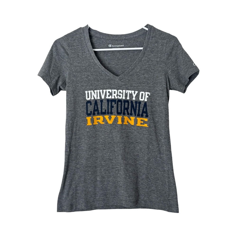 UC Irvine (UCI) women’s v-neck gray shirt
